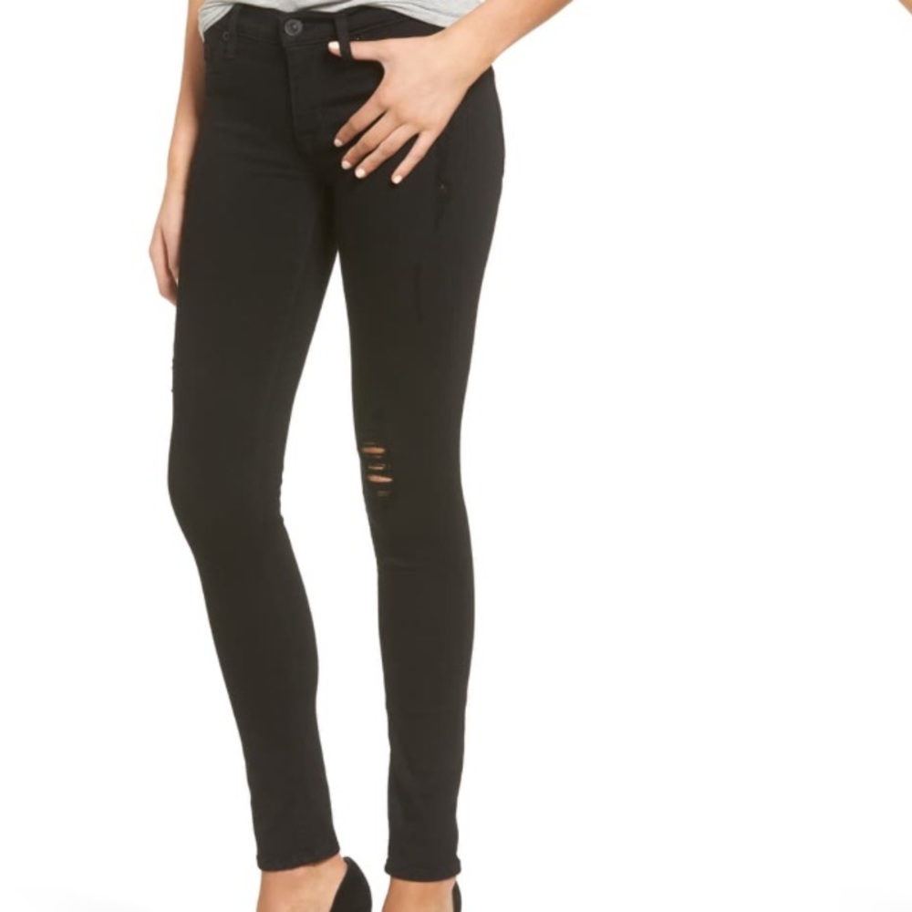 Hudson Krista Distressed Super Skinny Jeans NWT